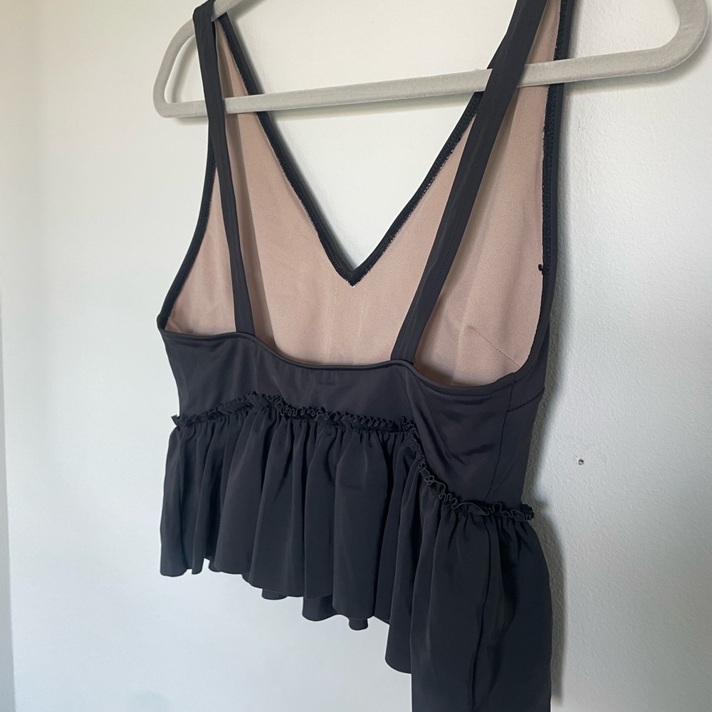 Kortni jeane v neck swim top black medium - Picture 6 of 7
